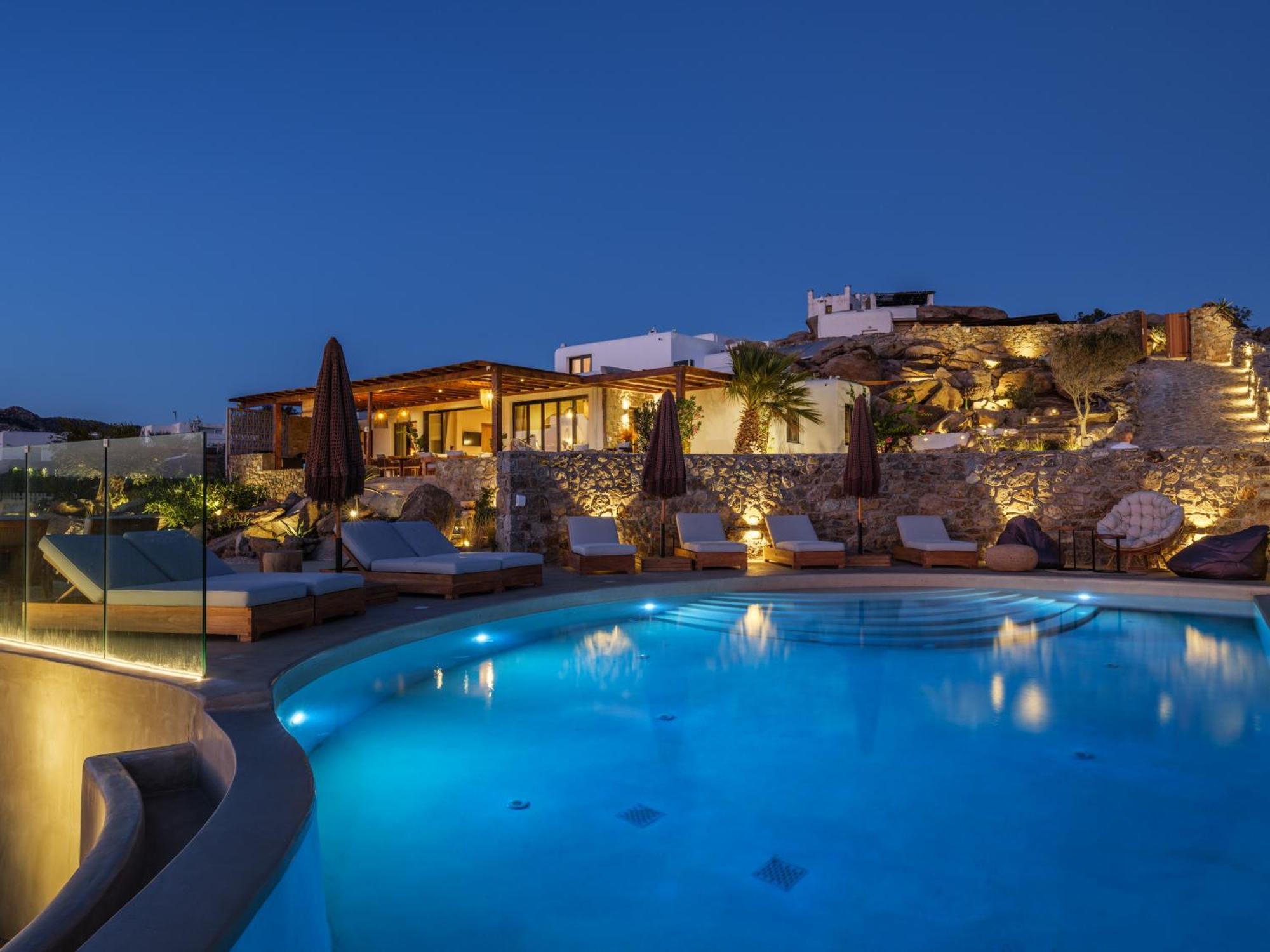 Mykonos Villa Scorpios Mykonos Town Exteriör bild